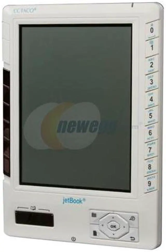 Alt view image 2 of 11 - Ectaco 5" High Resolution e-Book Reader with Rechargeable Li-ion Battery WHITE (jetBook JB5W)
