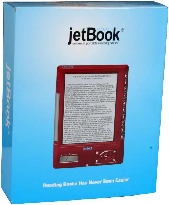 Alt view image 11 of 11 - Ectaco 5" High Resolution e-Book Reader with Rechargeable Li-ion Battery WHITE (jetBook JB5W)