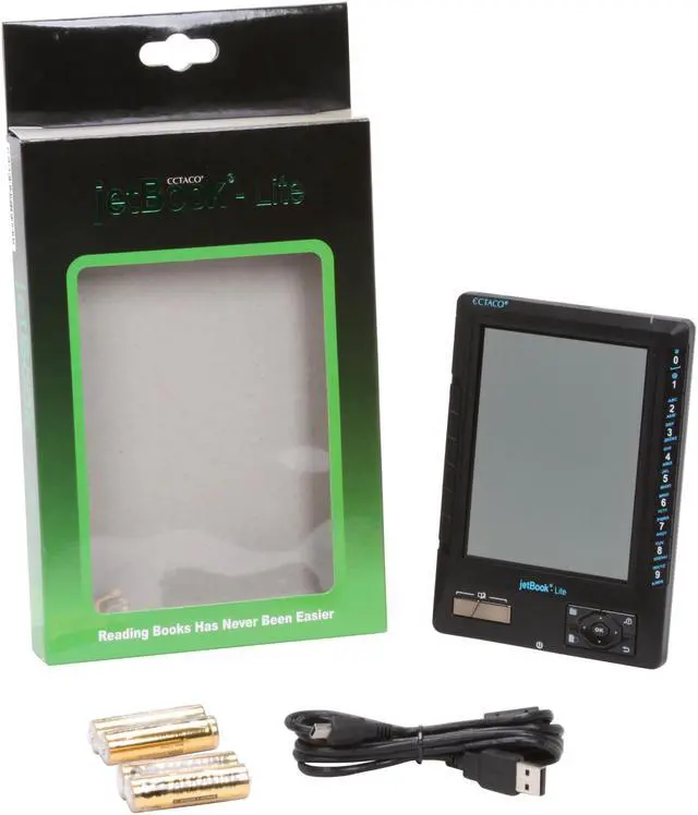 Alt view image 6 of 6 - Ectaco 5" High Resolution e-Book Reader (jetBook-Lite)