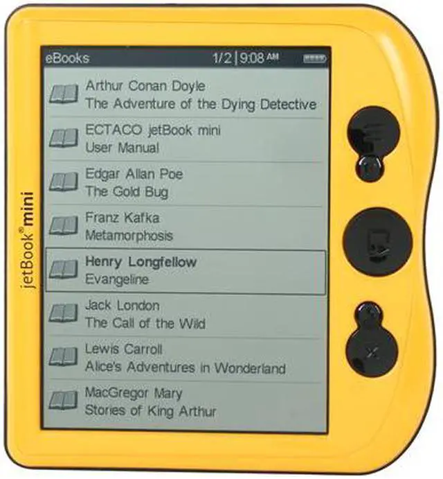 Main image of ECTACO jetBook mini California Yellow