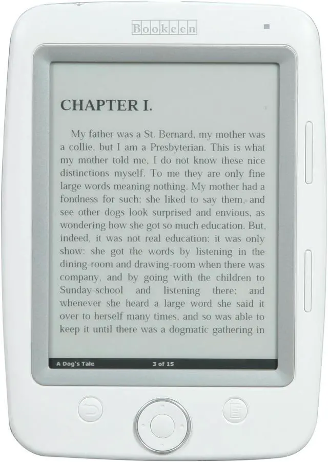 Alt view image 2 of 7 - Bookeen Cybook Opus E-Book Reader, White