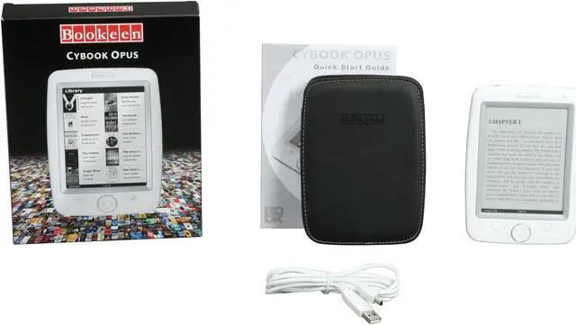 Alt view image 7 of 7 - Bookeen Cybook Opus E-Book Reader, White
