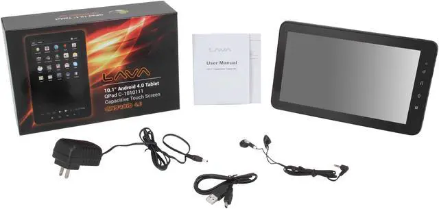 Alt view image 7 of 7 - LAVA-Tech C-1010111 1GB RAM Memory 10.1" 1024 x 600 Android Tablet Android 4.0 (Ice Cream Sandwich)