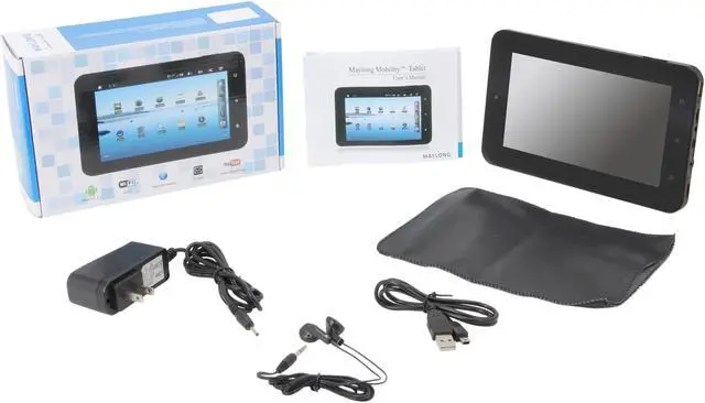 Alt view image 10 of 10 - Maylong M-290 512MB RAM Memory 7.0" 800 x 480 Mobility Tablet Android 2.3 (Gingerbread)
