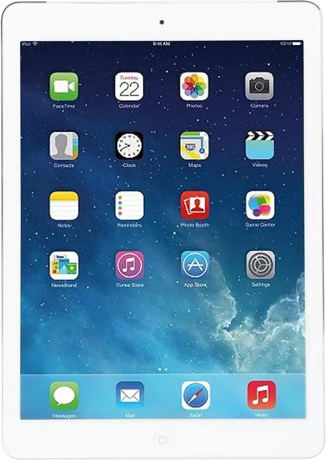 Main image of Apple iPad Air MF529LL/A 1GB Memory 32GB Flash Storage 9.7" 2048 x 1536 Grade A Tablet (Wi-Fi) iOS White
