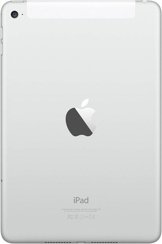 Alt view image 4 of 4 - Apple iPad Mini 4 (LTE) MK7U2LL/A 128GB Flash Storage 7.9" 2048 x 1536 Tablet PC iOS Silver