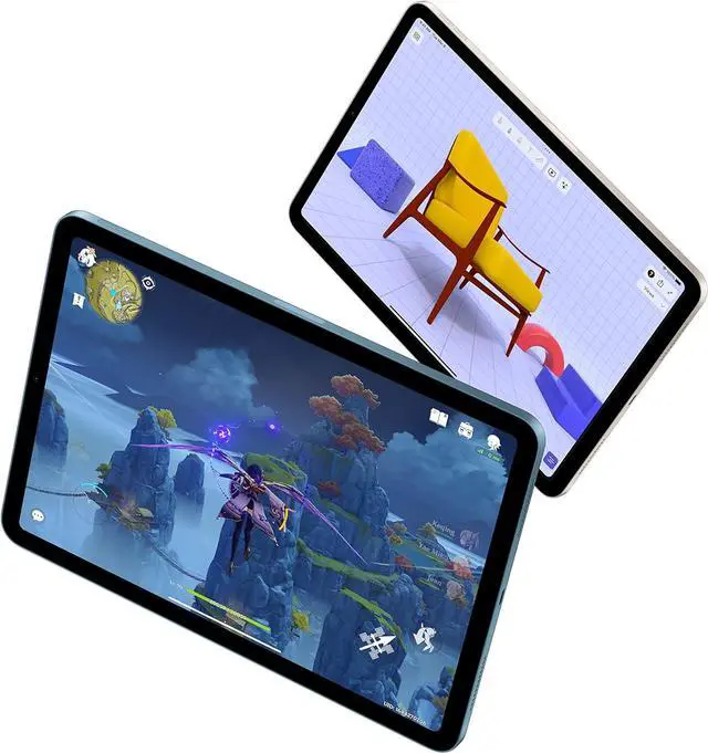 Alt view image 3 of 4 - Apple iPad Air (5th Generation) M1 Chip 64GB 10.9" Liquid Retina Display Wi-Fi 6 Touch ID MM9E3LL/A Blue