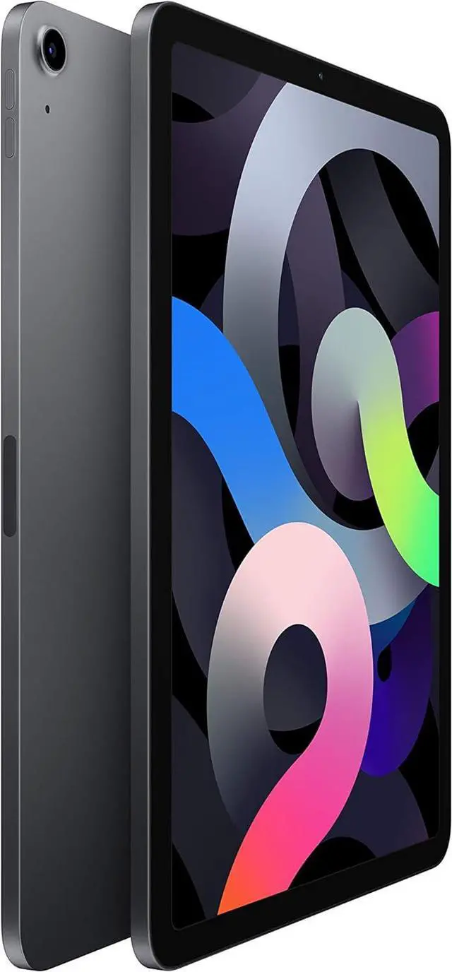 Alt view image 3 of 4 - Apple iPad Air 4th Gen 64GB 10.9" 2360 x 1640 WiFi iPadOS 18.5 Space Gray MYFM2LL/A