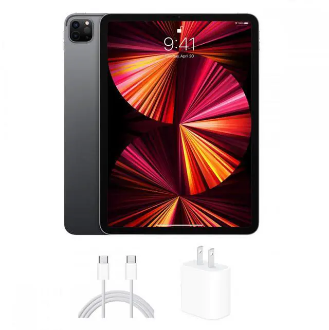 Main image of Apple iPad Pro 11 in 3rd Gen (2021) Space Gray 256 GB Cellular and Wi-Fi - Refurbished