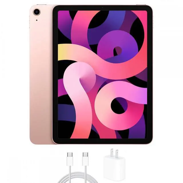 Refurbished: Apple iPad Air 4 (2020) Rose Gold 64 GB Wi-Fi