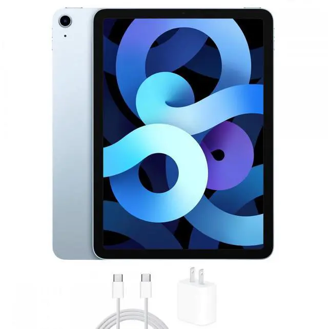 Main image of Apple iPad Air 4 (2020) Sky Blue 64 GB Wi-Fi Only - Refurbished