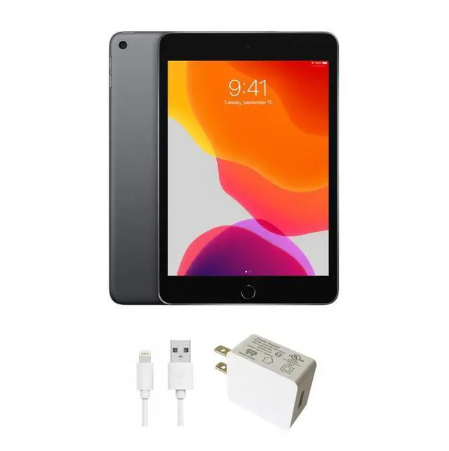 Main image of Apple iPad Mini 5 (2019) Space Gray 256 GB Cellular and Wi-Fi - Refurbished