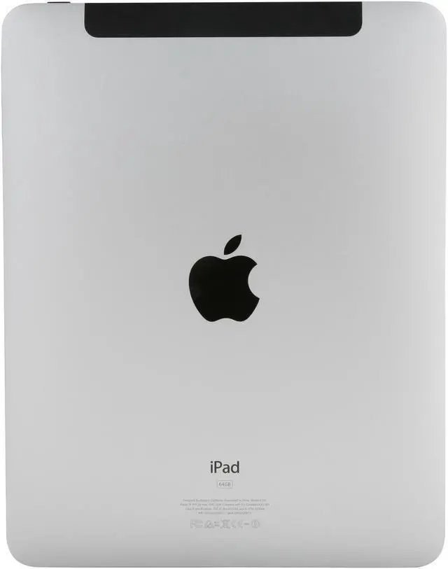 Alt view image 6 of 10 - iPad MC497LL/A with Wi-Fi Only 64GB - Black - (first generation)