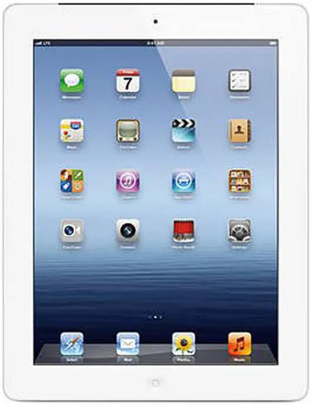 Main image of Apple The new iPad 3rd Gen (64 GB) with Wi-Fi + AT&T 4G LTE - White – Model #MD371LL/A