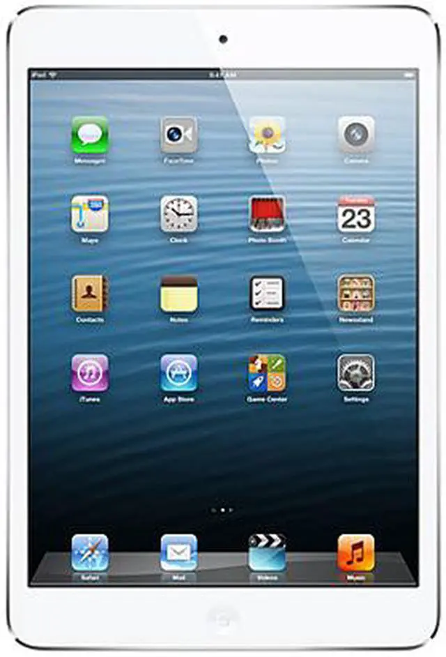Main image of Apple iPad mini (32 GB) with Wi-Fi + AT&T 4G LTE – White/Silver – Model #MD538LL/A