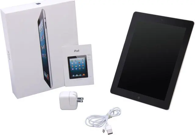 Alt view image 8 of 8 - Apple iPad with Retina Display 4th Gen (16 GB) with Wi-Fi – Black – Model # MD510LL/A