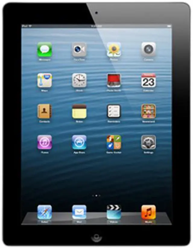 Main image of Apple iPad with Retina Display 4th Gen (16 GB) with Wi-Fi – Black – Model # MD510LL/A