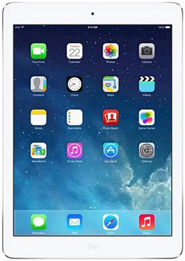 Main image of Apple iPad Air MD788LL/A 1GB Memory 9.7" 2048 x 1536 Tablet (WiFi Only) iOS 7 Silver