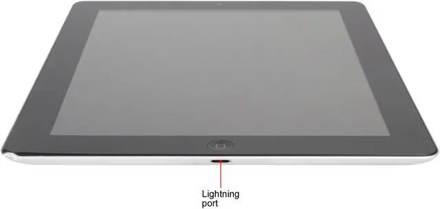 Alt view image 6 of 7 - Apple iPad 4 Apple A6X 1.40 GHz 1 GB Memory 32 GB 9.7" 2048 x 1536 Wi-Fi AT&T Black Tablet iOS 6 Black IOS 6.0.1 - Grade A