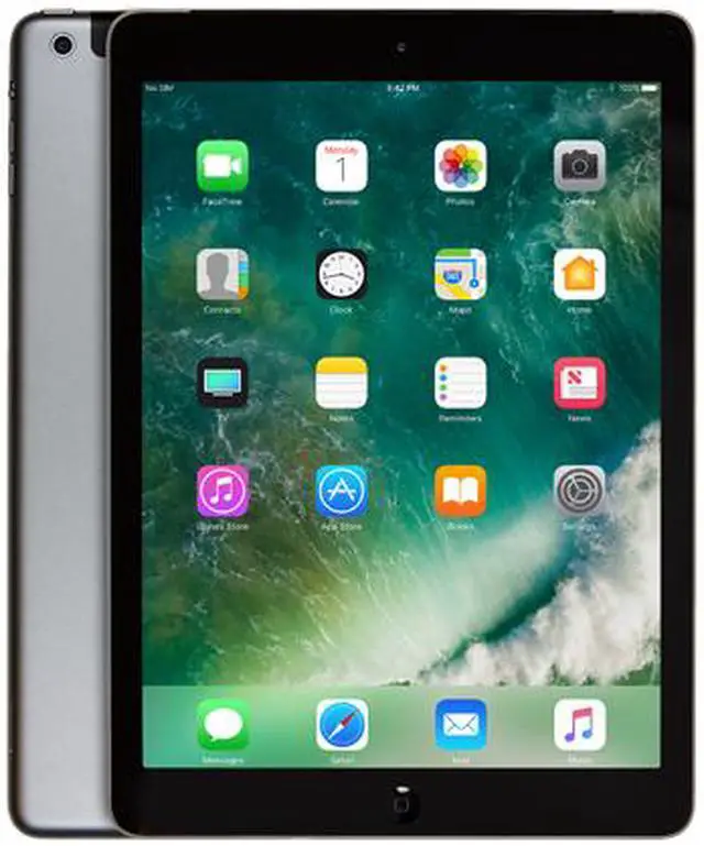 Alt view image 3 of 3 - Apple iPad Air A1475 (MF003LL/A) 1GB Memory 32GB Flash Storage 9.7" 2048 x 1536 Tablet PC iOS Black/Space Gray