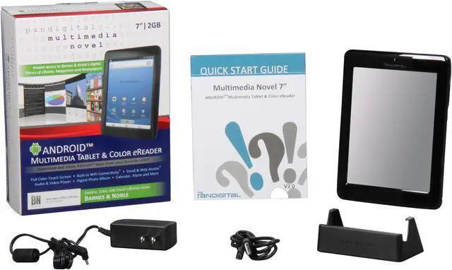 Alt view image 6 of 6 - Pandigital Multimedia Novel 7" Touchsreen Tablet & Color eReader with Google Android and Wi-Fi
