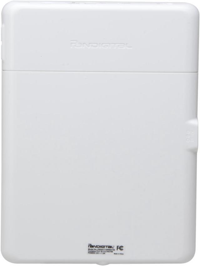 Alt view image 4 of 9 - Pandigital Novel 7" Color Multimedia e-Reader/Tablet Running Google Android 2.0 + Wi-Fi - White