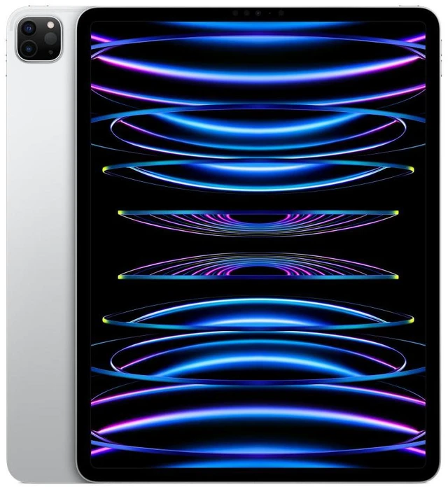 Main image of Apple iPad Pro 12.9 in 6th Gen (2022) Silver 256 GB Cellular and Wi-Fi - Refurbished
