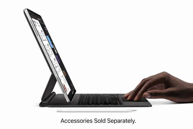 Alt view image 4 of 4 - Apple 2020 iPad Pro 12.9" (4th Gen) 256GB Wi-Fi Space Gray (MY2J2LL/A)