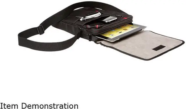 Alt view image 4 of 4 - V7 Black Premium Messenger Bag For Ipad And Tablets Up To 10.1” Model TD21BLK-1N