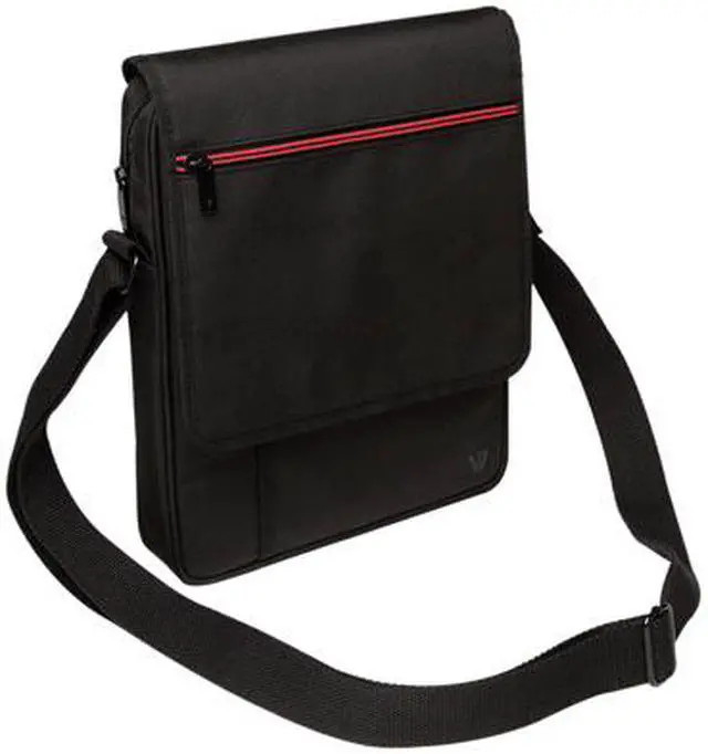 Main image of V7 Black Premium Messenger Bag For Ipad And Tablets Up To 10.1” Model TD21BLK-1N