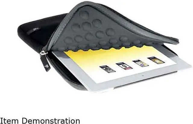 Alt view image 3 of 4 - V7 Ultra Protective Sleeve for iPad or Tablet PC Model TD23BLK-GY-2N