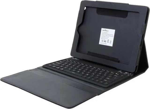 Main image of Seal Shield Silver Blue Glow Wireless Keyboard with Luxury Case for iPad