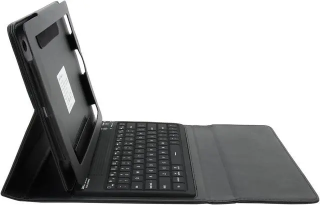 Alt view image 5 of 8 - Seal Shield Silver Blue Glow Wireless Keyboard with Luxury Case for iPad