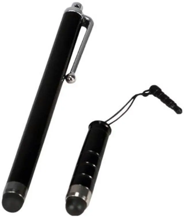 Main image of QVS Q-Stick IS2C-BK Capacitive Touch Stylus & Mini-Stylus Combo Black
