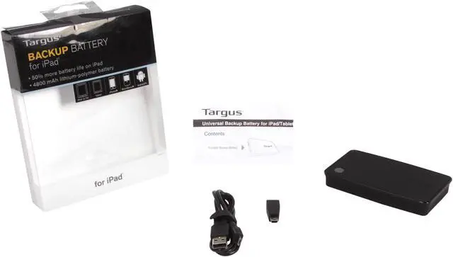Alt view image 4 of 4 - Targus APB27US 4800mAh External Battery Power Bank for Smartphones, Tablets, and other USB Mobile Devices