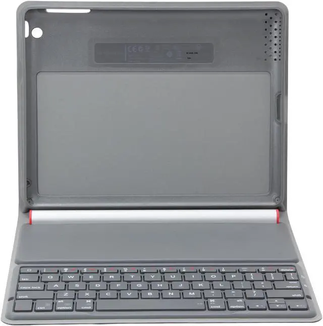 Alt view image 3 of 7 - Logitech Solar Powered Bluetooth Keyboard Folio for iPad 2 and iPad (3rd/4th generation) (920-003907)