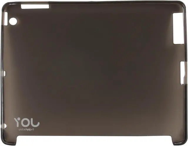 Alt view image 3 of 6 - The Joy Factory SmartGrip2 AAD121 Soft Slip-resistant Case for The New iPad and iPad 2 Frosted Smoke