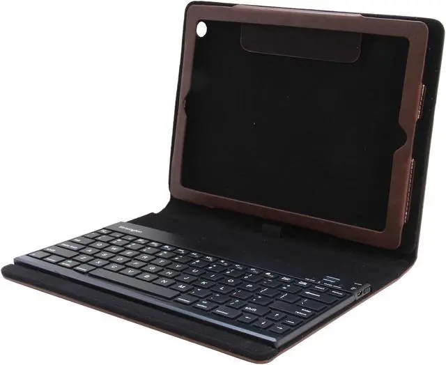 Main image of Kensington Dark Brown KeyFolio Pro 2 Removable Bluetooth Keyboard for New iPad & iPad 2 Model K39639US