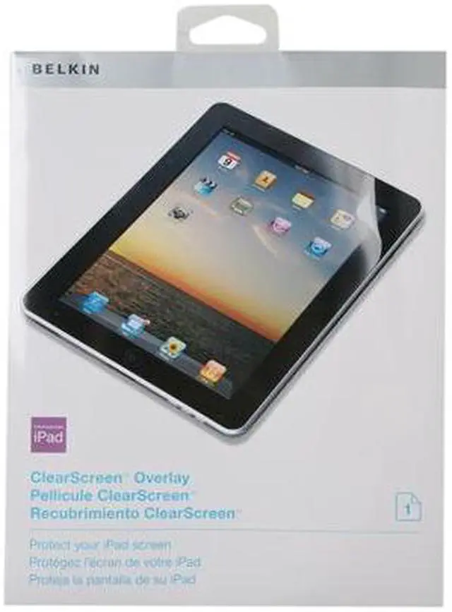 Alt view image 2 of 2 - Belkin F8N365tt Screen Overlay for iPad                                                                             Clear