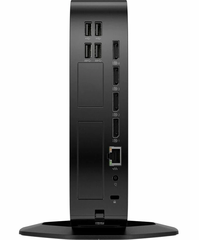Alt view image 2 of 3 - HP Elite t755 Thin Client Ryzen Embedded V2546 Hexa-core (6 Core) 3 GHz - AMD Chip - 8 GB RAM DDR4 SDRAM - 64 GB Flash - Gigabit Ethernet - Windows 11 IoT Enterprise LTSC - DisplayPort - B5VJ6UT#ABA