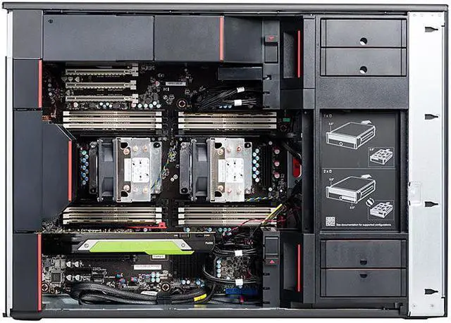 Alt view image 2 of 2 - Lenovo ThinkStation P920 Server System Intel Xeon Silver 16GB DDR4 Windows 11 Pro 64 for Workstations 30BC007HUS