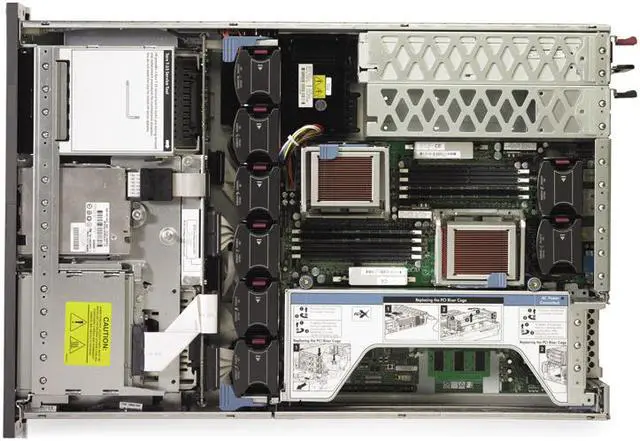 Alt view image 4 of 4 - HP Rack ProLiant DL385 Opteron 285/2.6 GHz (Dual-Core ) 1 GB DDR SCSI Servers 1 x AMD Opteron 285 / 2.6 GHz ( Dual-Core ) 1GB PC3200 DDR 400 MHz - Advanced ECC 407613-001