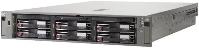 Main image of HP ProLiant DL385 Rack AMD Opteron  252/2.6 GHz 1 GB DDR Hot-swap SCSI Servers 1 x AMD Opteron 252 / 2.6 GHz 1GB PC3200 DDR 400 MHz - Advanced ECC 376138-001