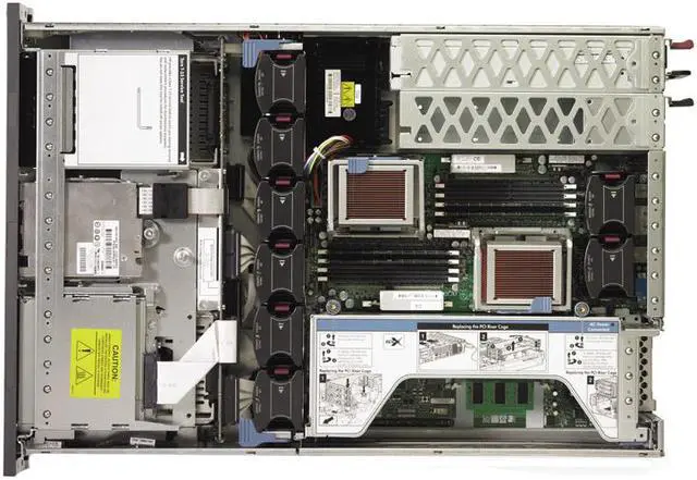 Alt view image 4 of 4 - HP ProLiant DL385 Rack AMD Opteron  252/2.6 GHz 1 GB DDR Hot-swap SCSI Servers 1 x AMD Opteron 252 / 2.6 GHz 1GB PC3200 DDR 400 MHz - Advanced ECC 376138-001