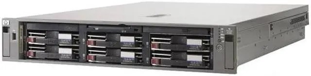 Main image of HP Rack ProLiant DL385 Opteron 275/2.2 GHz (Dual-Core ) 1 GB DDR Hot-swap SCSI Servers 1 x AMD Opteron 275 / 2.2 GHz ( Dual-Core ) 1GB PC3200 DDR 400 MHz - Advanced ECC 391112-001