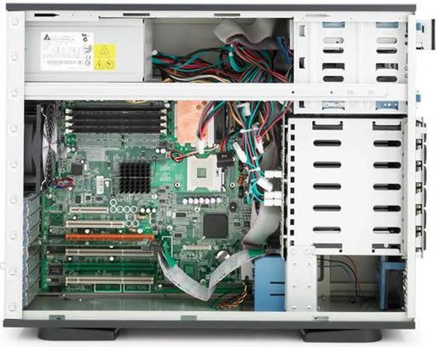 HP Tower/Rack-mountable ProLiant ML150 G2 Xeon 3 GHz 1 GB DDR 72 GB HD ...