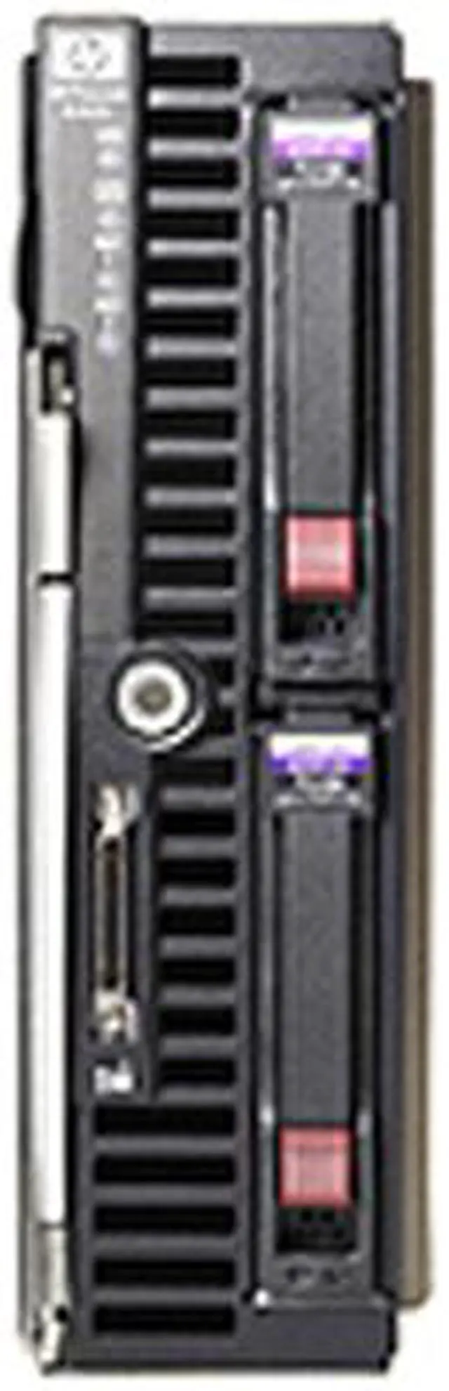 Main image of HP ProLiant BL465c Blade AMD Opteron Model 2218 2.6 GHz 2 GB DDR2 Servers 1 x AMD Opteron Model 2218 (2.6 GHz) 2 GB (2 x 1 GB) PC2-5300 Registered DIMMs at 667 MHz 407235-B21