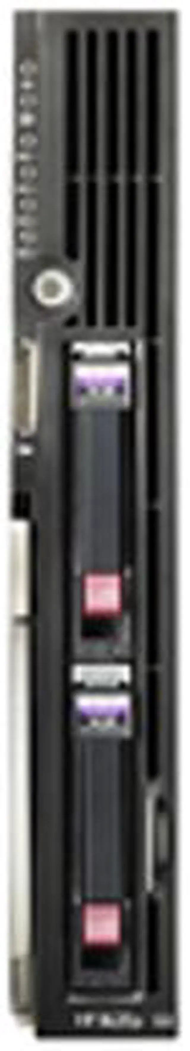 Main image of HP ProLiant BL25p G2 Blade AMD Opteron Model 2220 2.8 GHz 2 GB DDR2 Servers 1 x AMD Opteron Model 2220 (2.8 GHz, 95W) 2 GB (2 x 1 GB) PC2-5300 Registered DDR2 DIMMs (667 MHz) 438211-B21