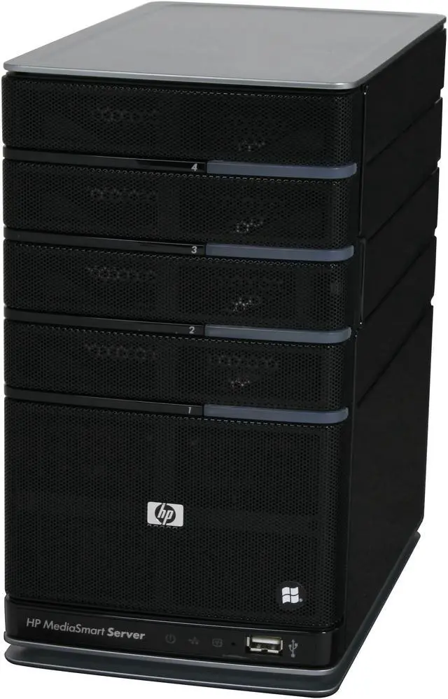 Alt view image 9 of 15 - HP MediaSmart EX470, Windows Home Server w/ AMD 1.8 GHz Sempron 512MB DDR2 500GB HDD