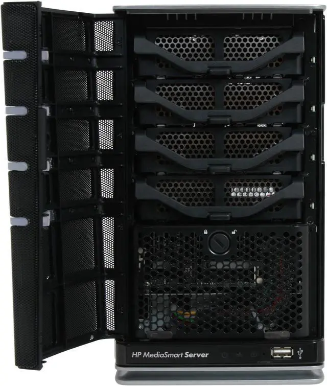 Alt view image 4 of 15 - HP MediaSmart EX470, Windows Home Server w/ AMD 1.8 GHz Sempron 512MB DDR2 500GB HDD